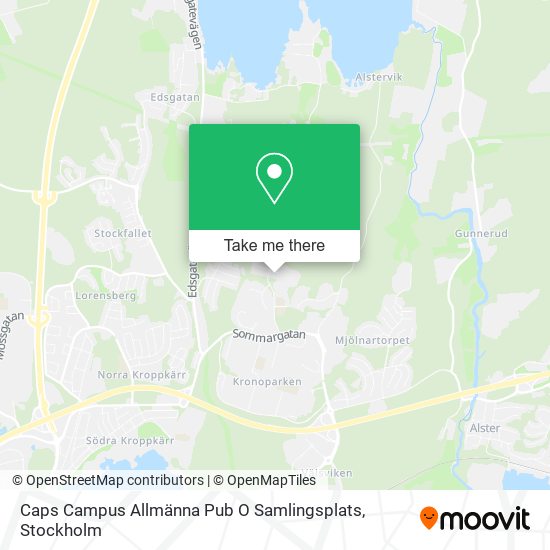 Caps Campus Allmänna Pub O Samlingsplats map