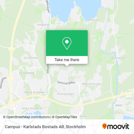 Campus - Karlstads Bostads AB map