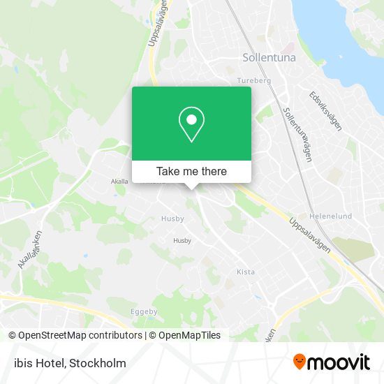 ibis Hotel map