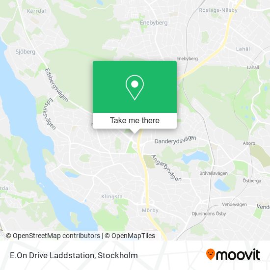 E.On Drive Laddstation map