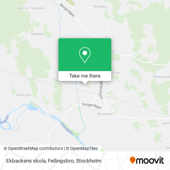 Ekbackens skola, Fellingsbro map