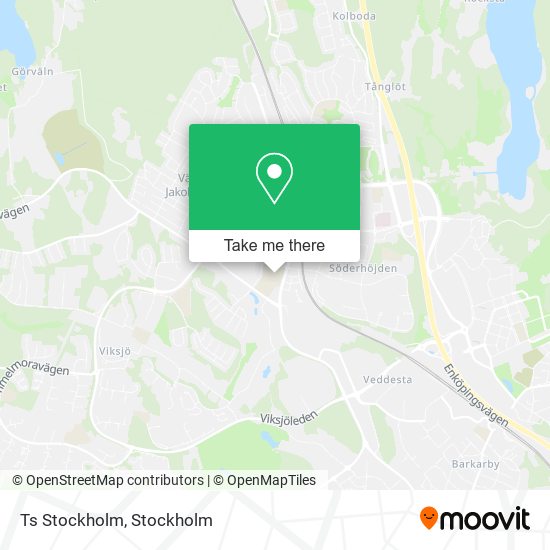 Ts Stockholm map