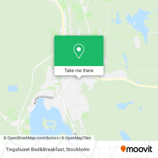 Tingshuset Bed&Breakfast map