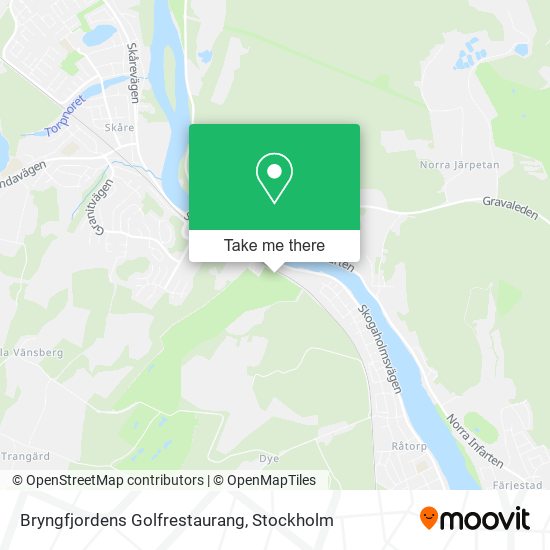 Bryngfjordens Golfrestaurang map