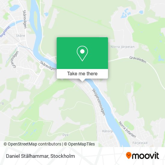 Daniel Stålhammar map