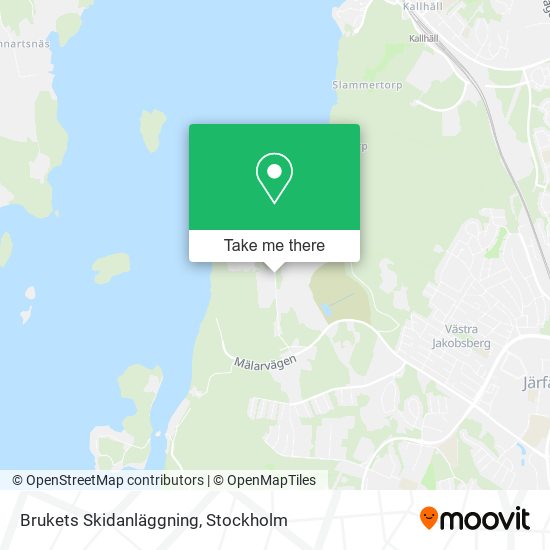 Brukets Skidanläggning map