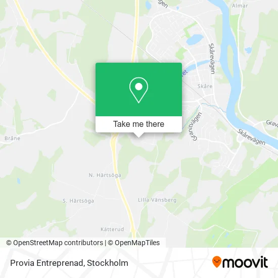 Provia Entreprenad map