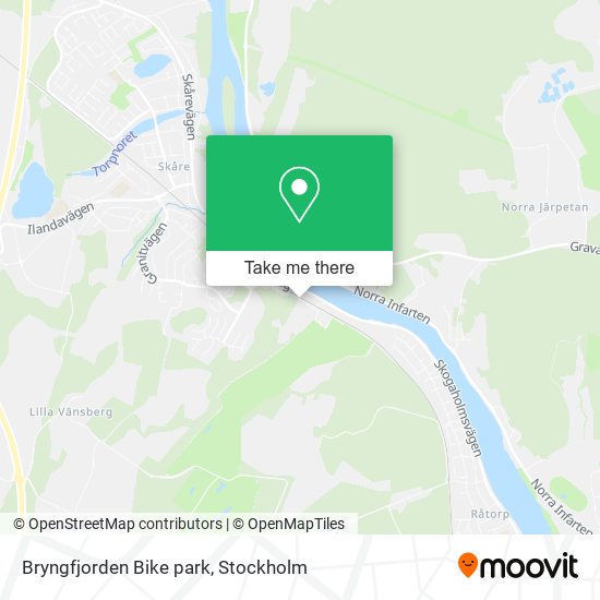 Bryngfjorden Bike park map