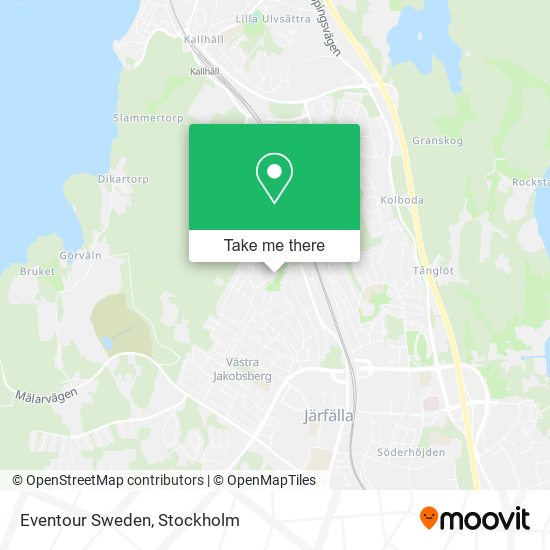 Eventour Sweden map