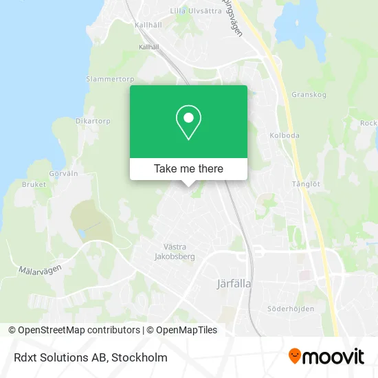 Rdxt Solutions AB map