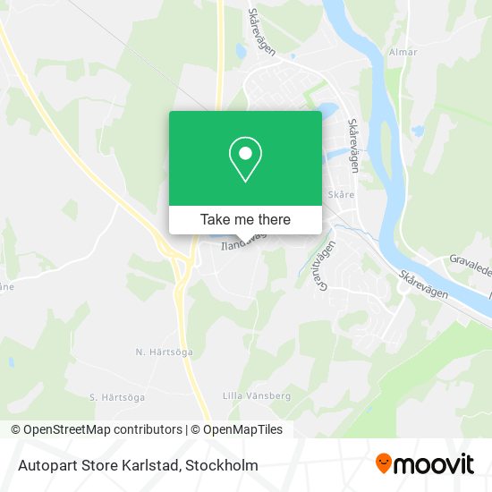 Autopart Store Karlstad map