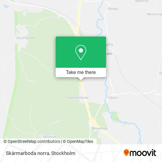 Skärmarboda norra map
