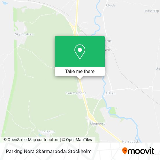 Parking Nora Skärmarboda map