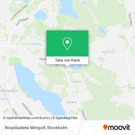 Rösjöbadens Minigolf map