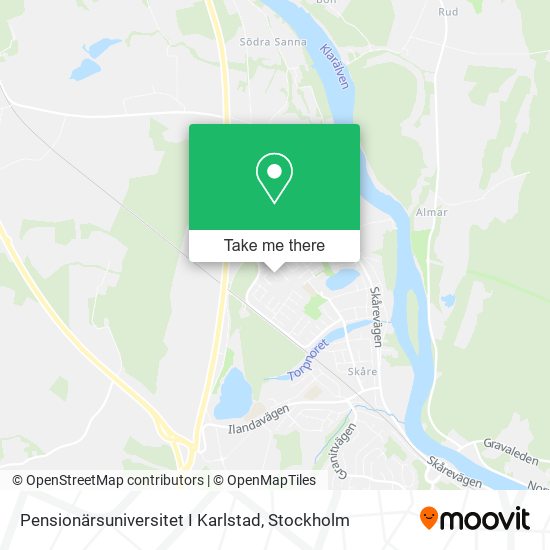 Pensionärsuniversitet I Karlstad map