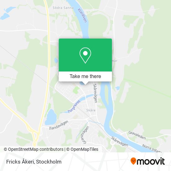 Fricks Åkeri map