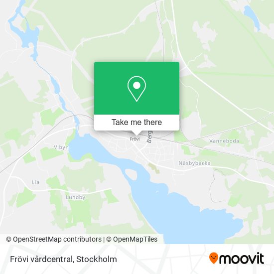 Frövi vårdcentral map
