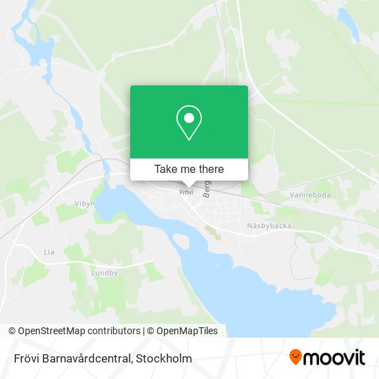 Frövi Barnavårdcentral map