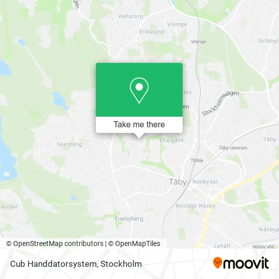 Cub Handdatorsystem map