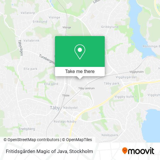 Fritidsgården Magic of Java map