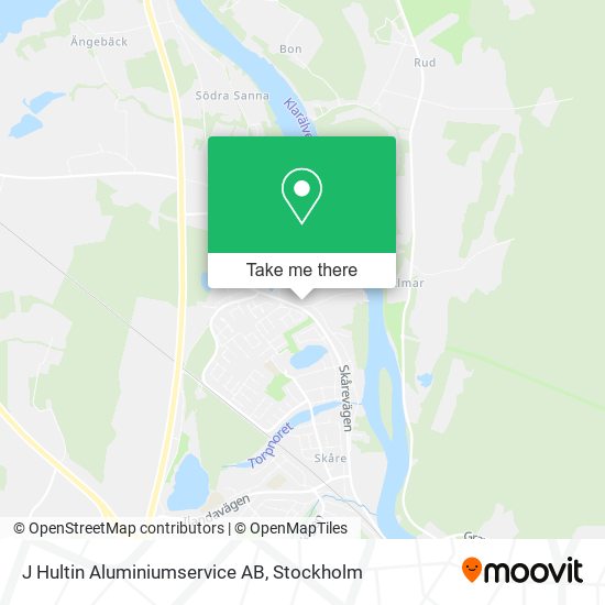 J Hultin Aluminiumservice AB map