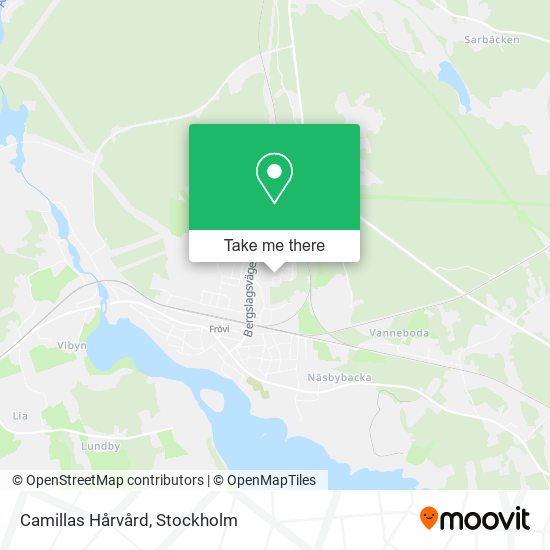 Camillas Hårvård map