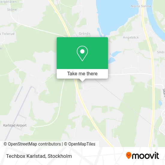 Techbox Karlstad map