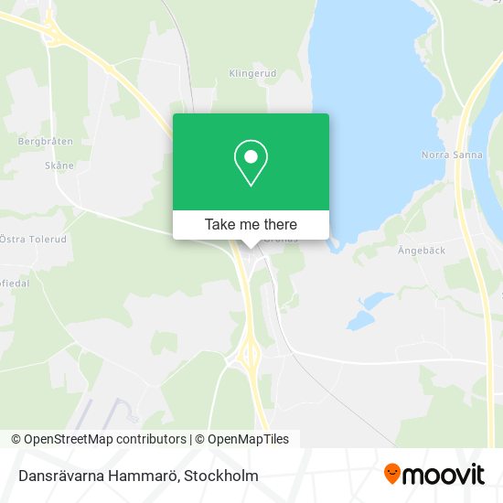 Dansrävarna Hammarö map