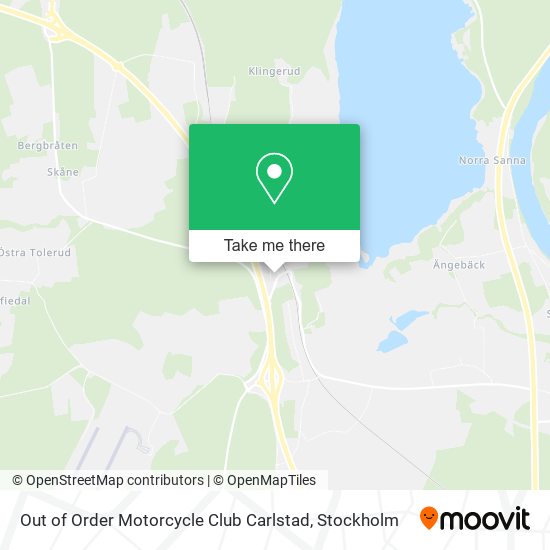 Out of Order Motorcycle Club Carlstad map