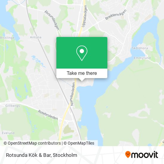Rotsunda Kök & Bar map
