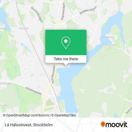Lå Hälsoinvest map
