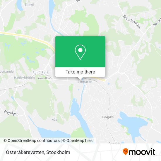 Österåkersvatten map