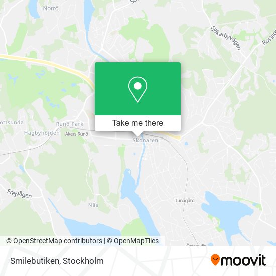 Smilebutiken map