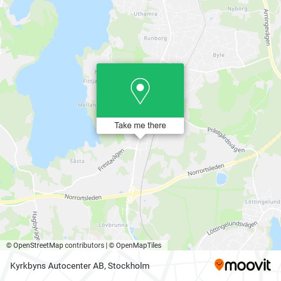 Kyrkbyns Autocenter AB map