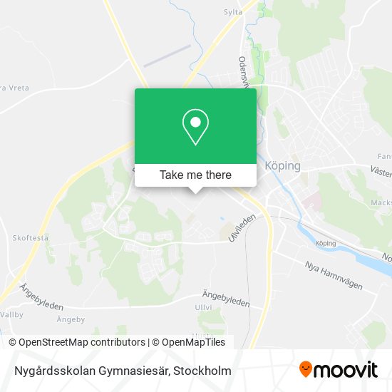 Nygårdsskolan Gymnasiesär map