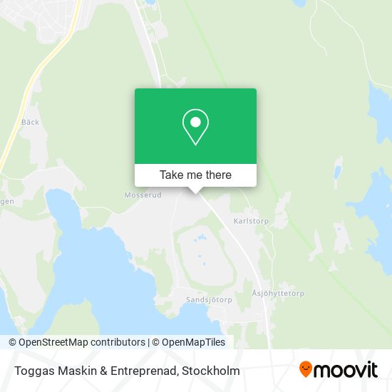 Toggas Maskin & Entreprenad map