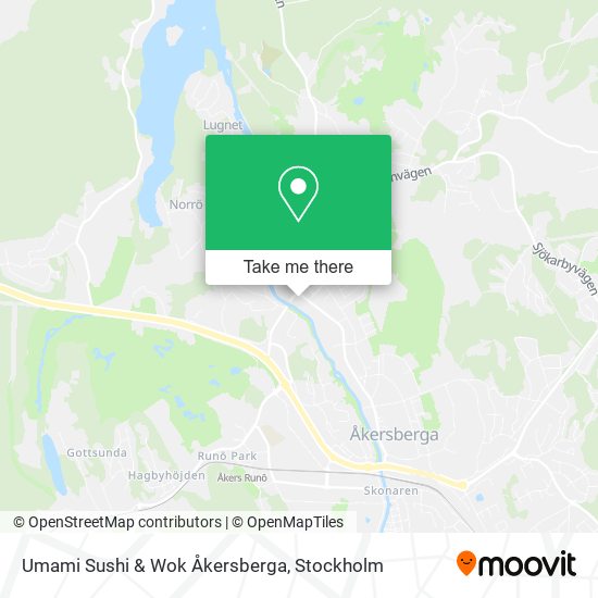 Umami Sushi & Wok Åkersberga map