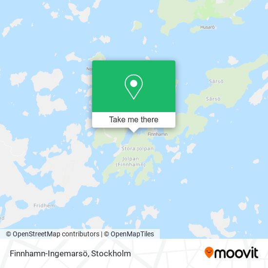 Finnhamn-Ingemarsö map