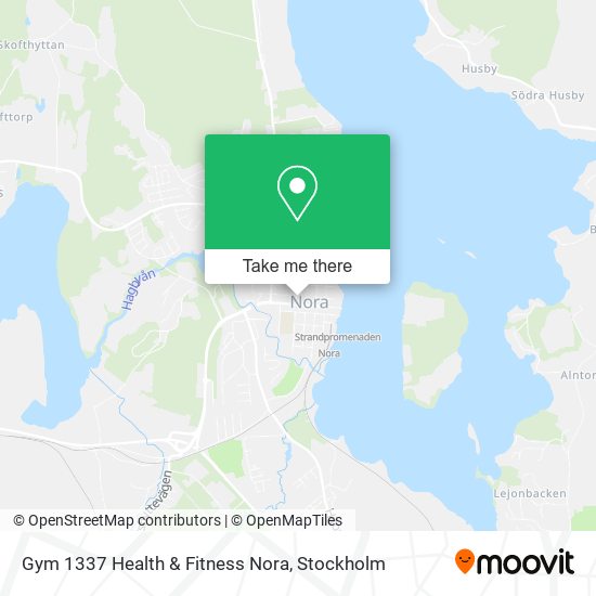 Gym 1337 Health & Fitness Nora map