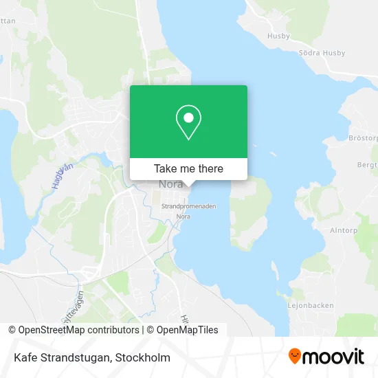 Kafe Strandstugan map