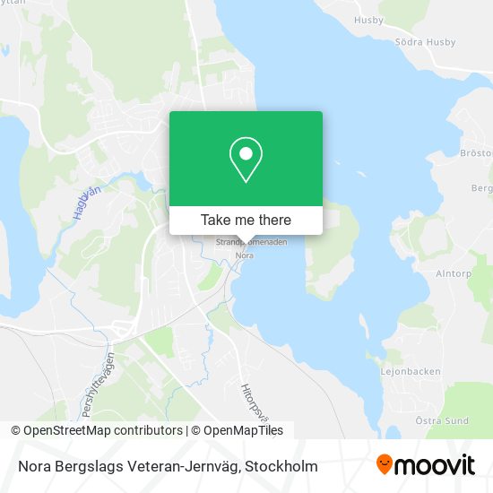 Nora Bergslags Veteran-Jernväg map
