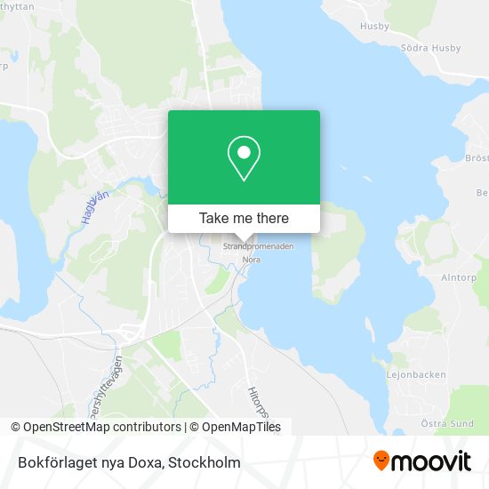 Bokförlaget nya Doxa map