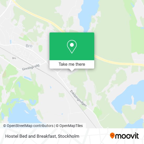 Hostel Bed and Breakfast map