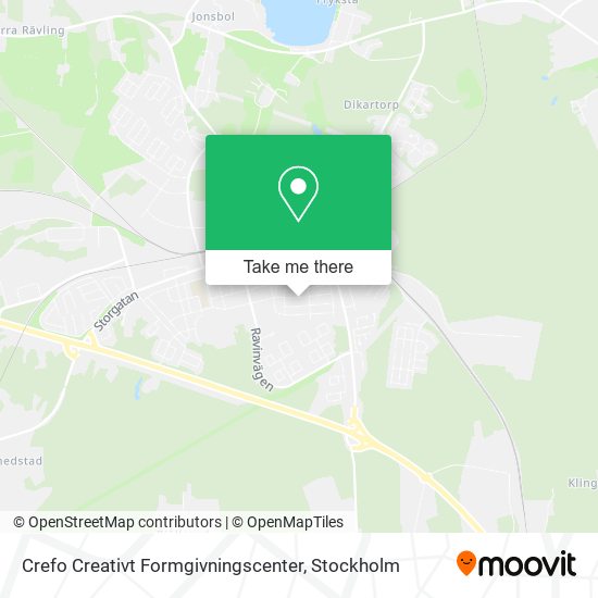 Crefo Creativt Formgivningscenter map