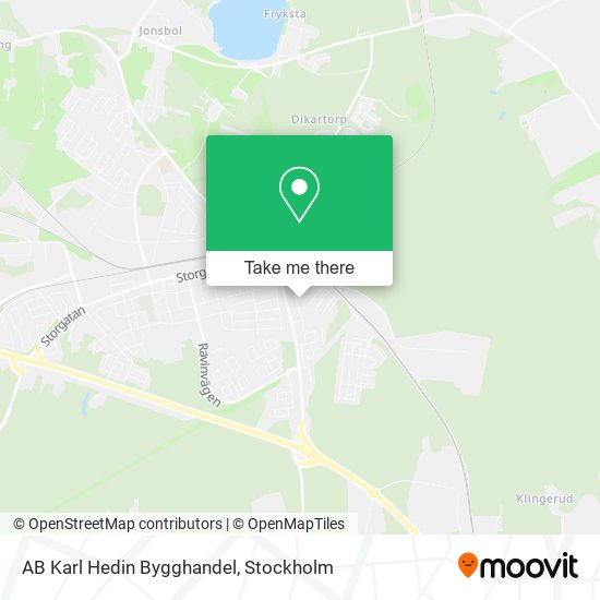 AB Karl Hedin Bygghandel map