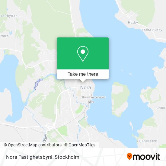 Nora Fastighetsbyrå map