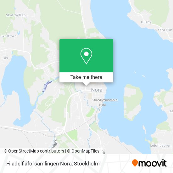 Filadelfiaförsamlingen Nora map