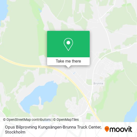Opus Bilprovning Kungsängen-Brunna Truck Center map