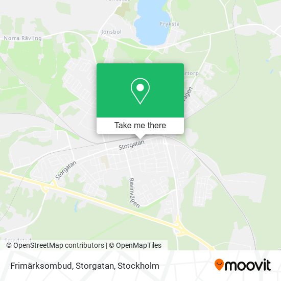 Frimärksombud, Storgatan map