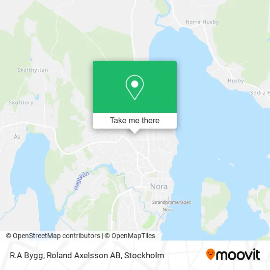R.A Bygg, Roland Axelsson AB map